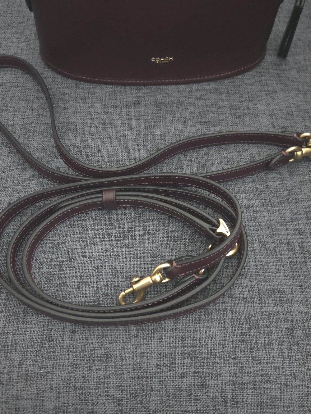 Coach Trail Bag- Black Currant - Picture 3 of 13